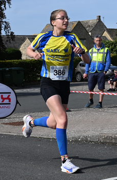 This photo is of Mary Scott. It was taken by Witney Road Runners